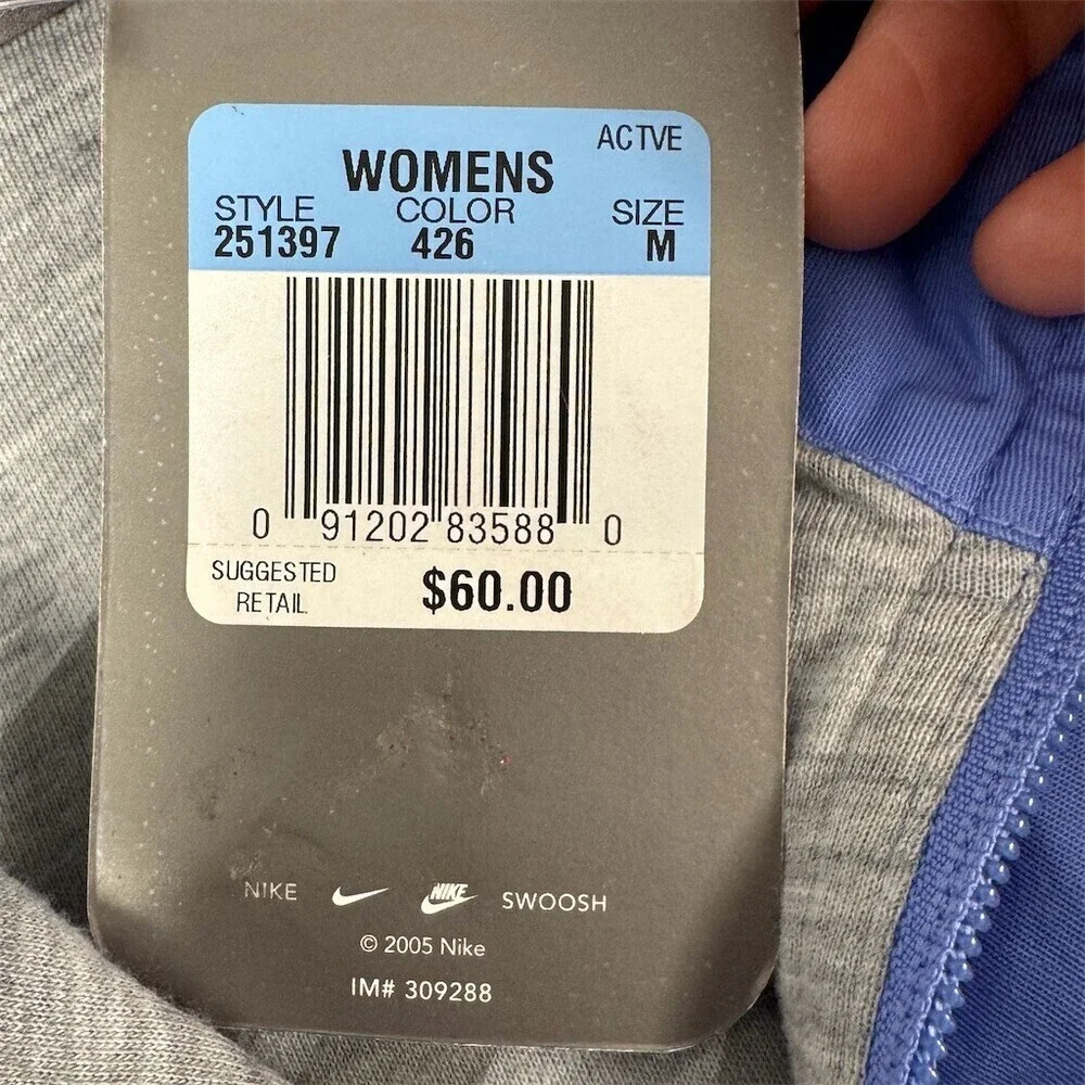 Nike Track Jacket Womens Size M Full Zip Athletic Dept